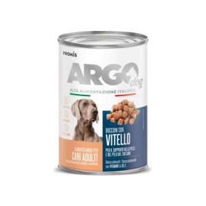 Argo Dog Bocconi con Vitello – 415 gr