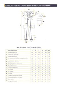 Tuta Astronauta Professionale Lega