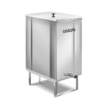 Sceratrice a vapore elettrica in acciaio inox