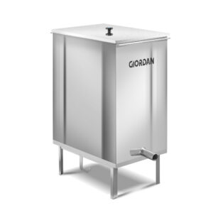 Sceratrice a vapore elettrica in acciaio inox