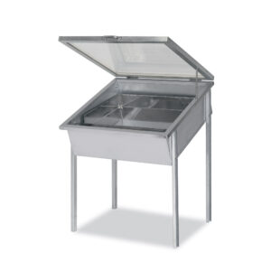 Sceratrice solare 70x70 in acciaio inox