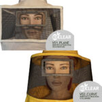 schermo trasparente per maschere apistiche